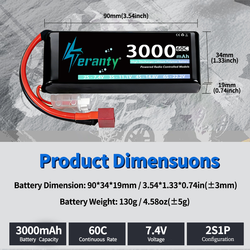 แบตเตอรี่ลิเธียมโพลิเมอร์ TERA - Drone Battery Connector บทวิจารณ์และราคา