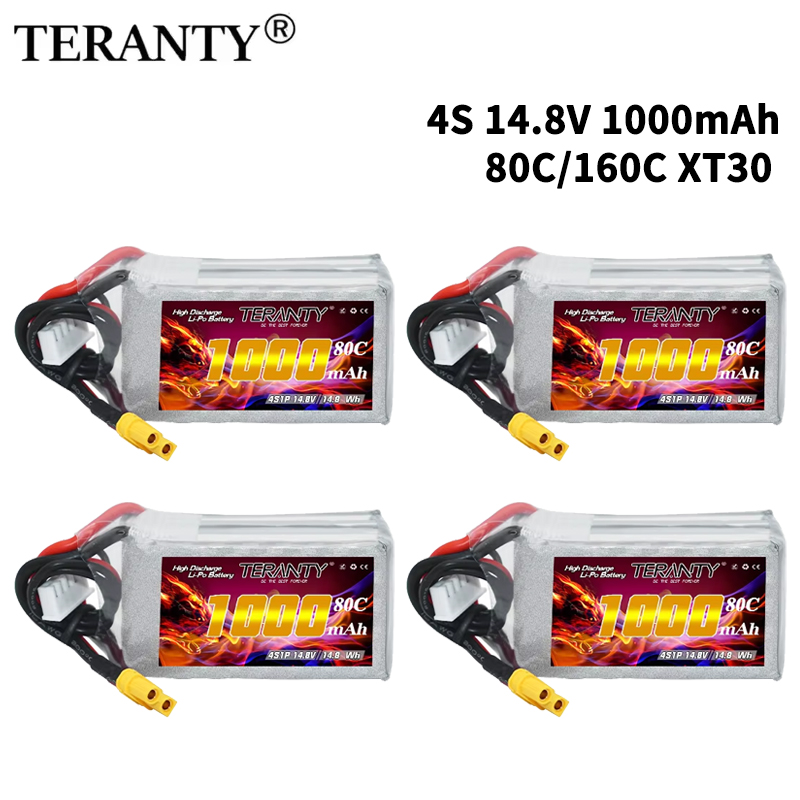 TERANTY 4S 1000mAh 14.8V 80C/1 - Drone Battery 4S บทวิจารณ์และราคา