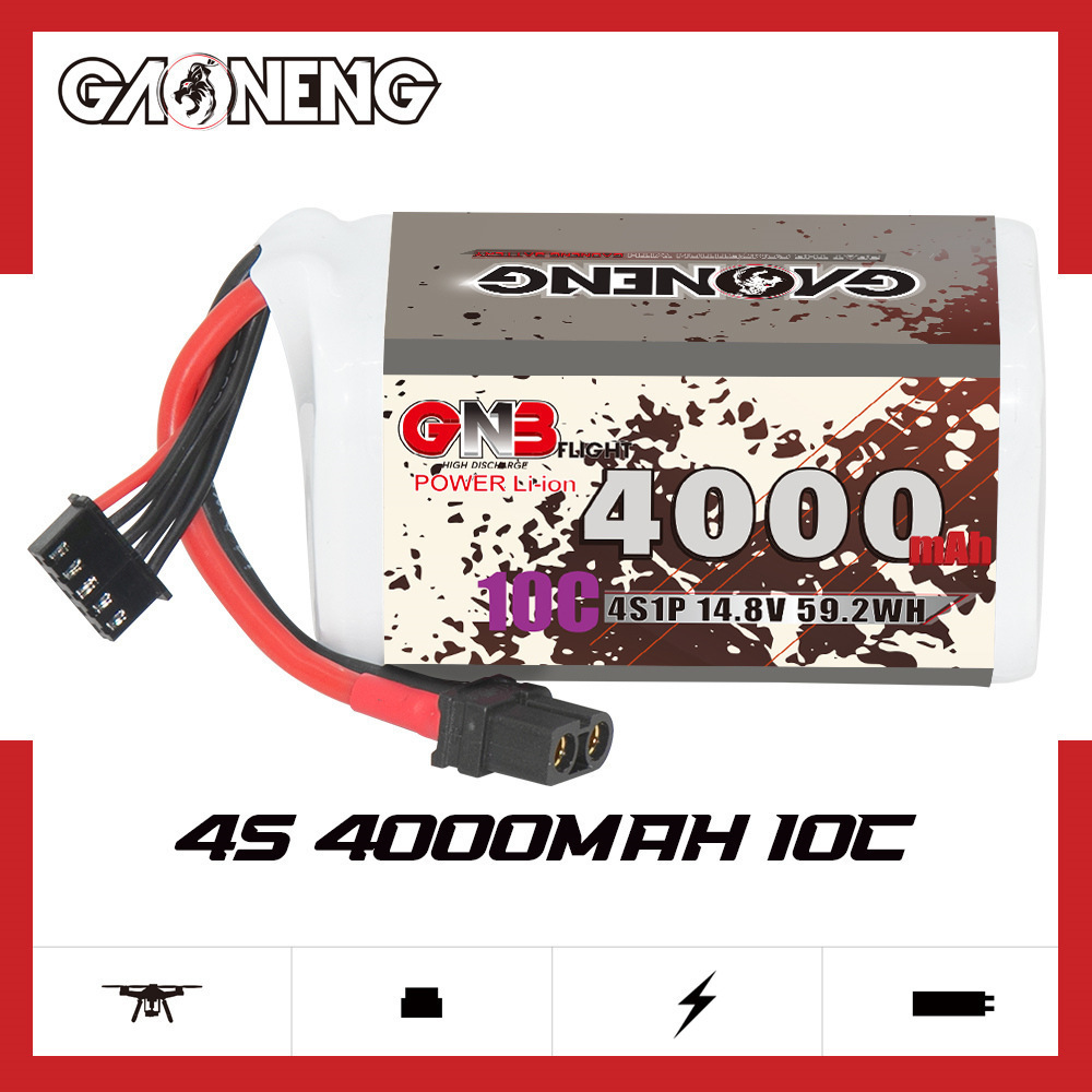 GNB 4000mAh 4S 14.8V 10C 20C พ - Drone Battery 4S บทวิจารณ์และราคา
