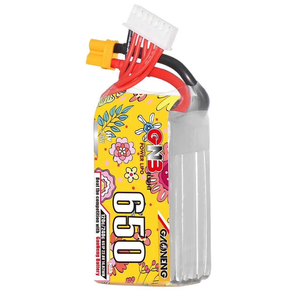 แบตเตอรี่ GAONENG 6S 650mAh Li - Drone Battery 6S บทวิจารณ์และราคา